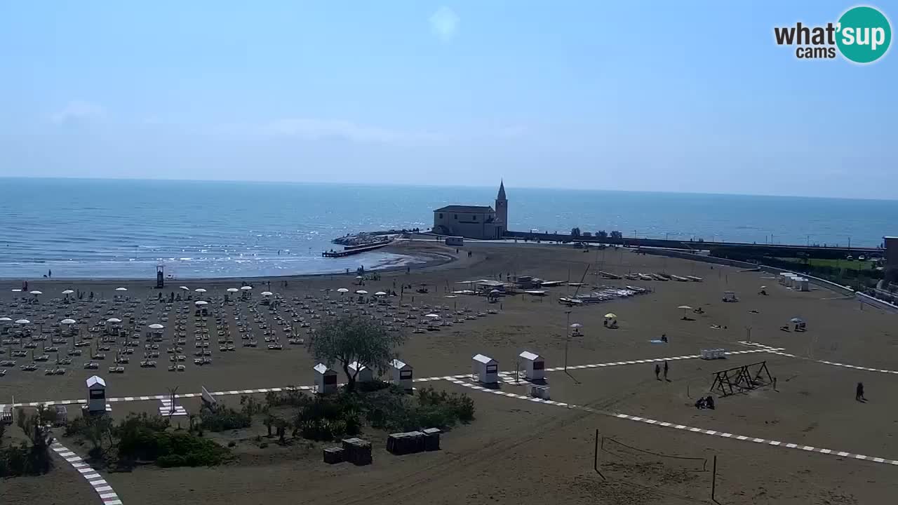 Webcam Caorle – La spiaggia di Levante – Hotel Stellamare