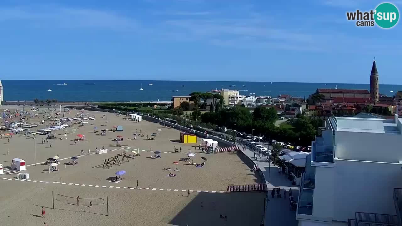 Webcam Caorle – La spiaggia di Levante – Hotel Stellamare