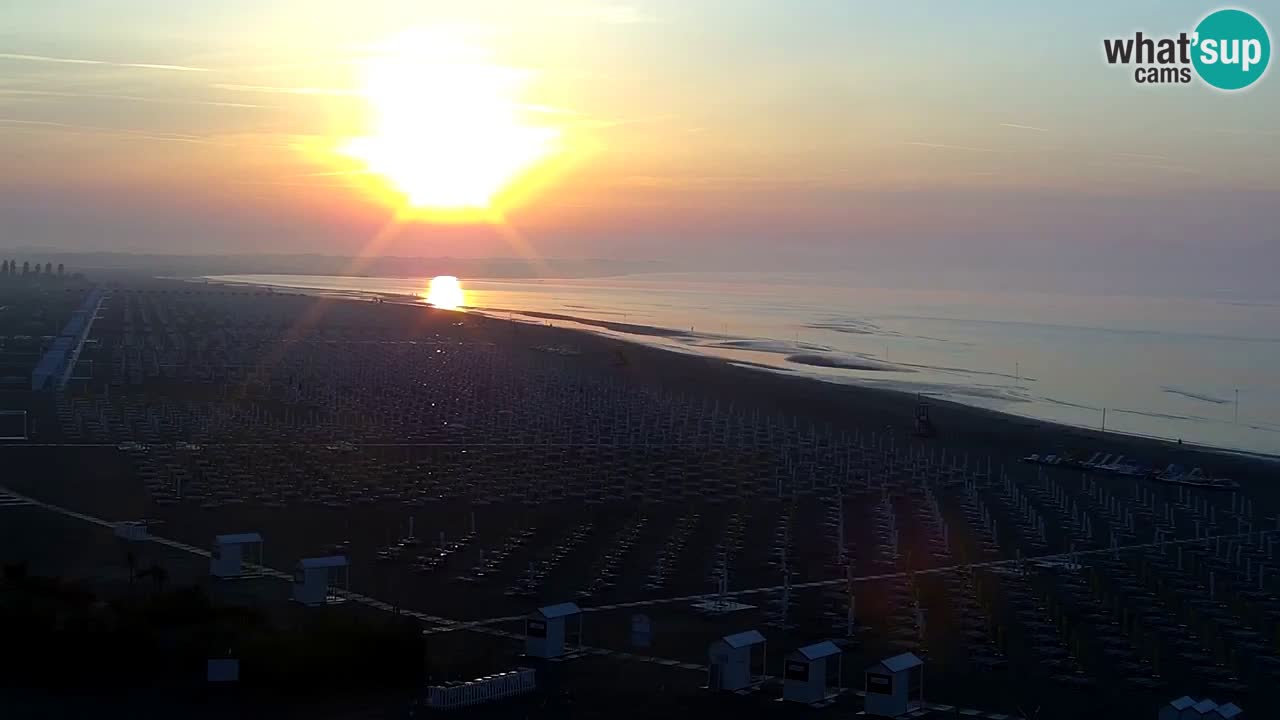 Caorle plaža Levante Spletna kamera  – Hotel Stellamare