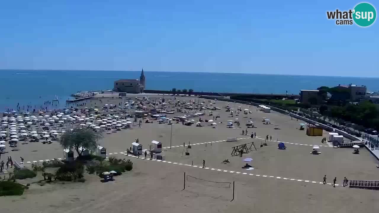 Caorle Playa Levante camera web | Hotel Stellamare