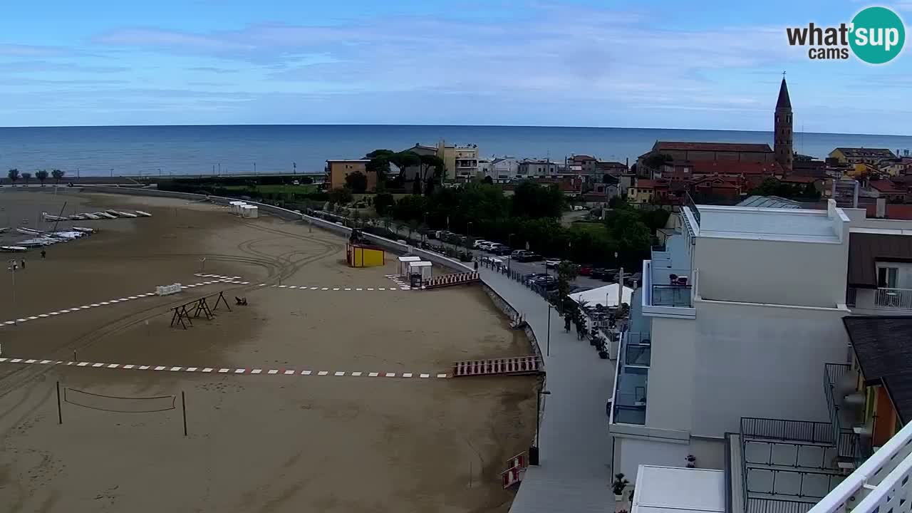 Caorle web kamera plaža Levante – Hotel Stellamare