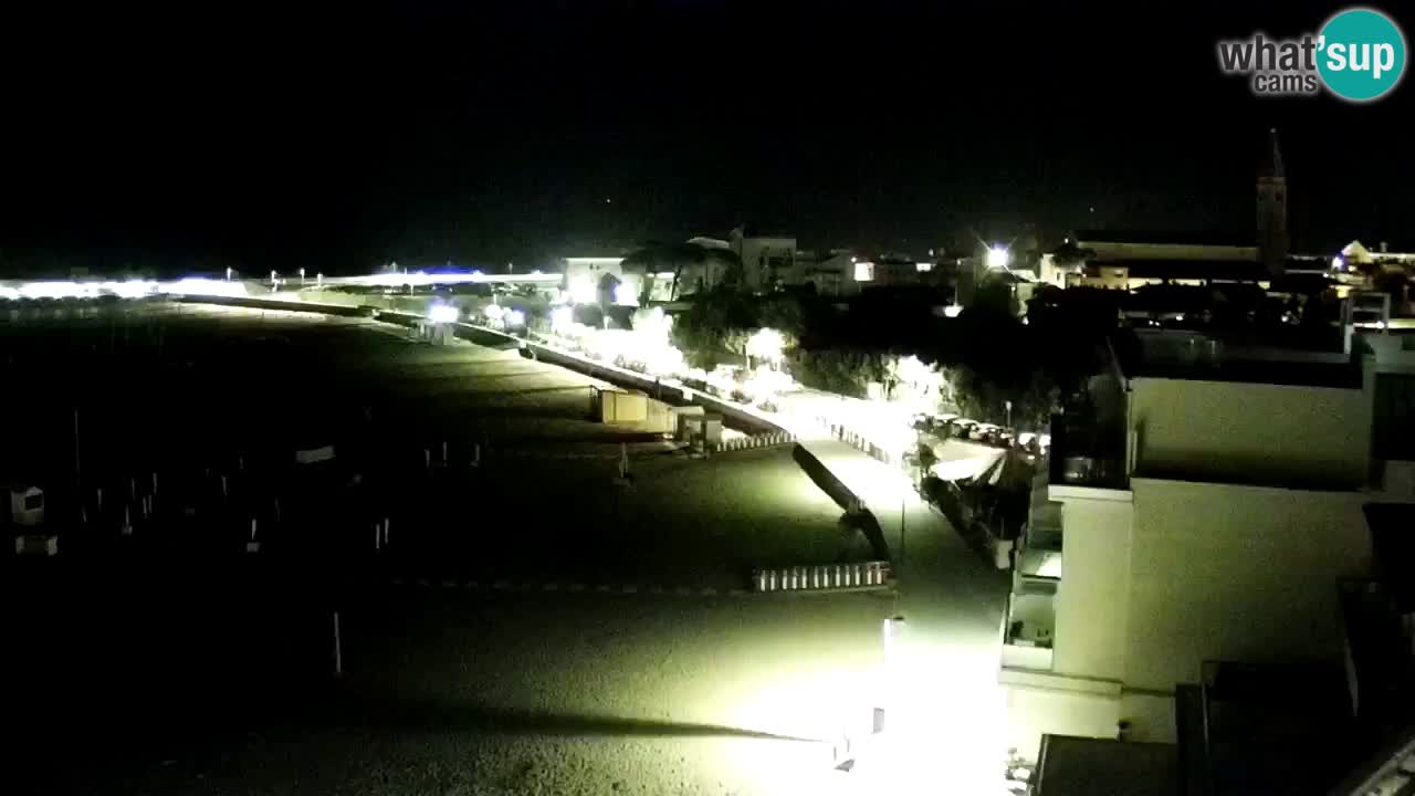 Caorle Playa Levante camera web | Hotel Stellamare
