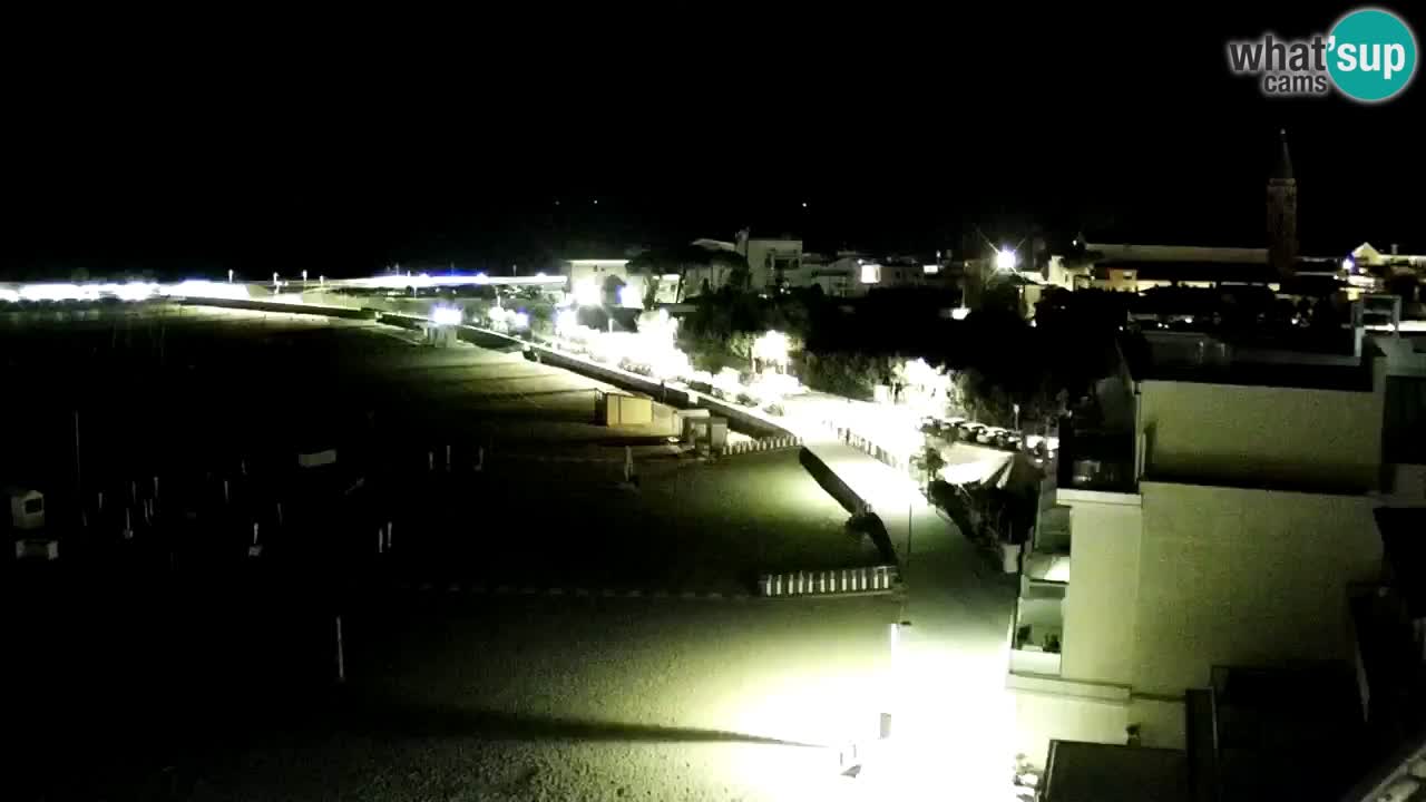 Caorle plaža Levante Spletna kamera  – Hotel Stellamare