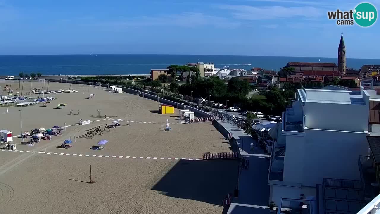 Webcam Caorle Levante beach live