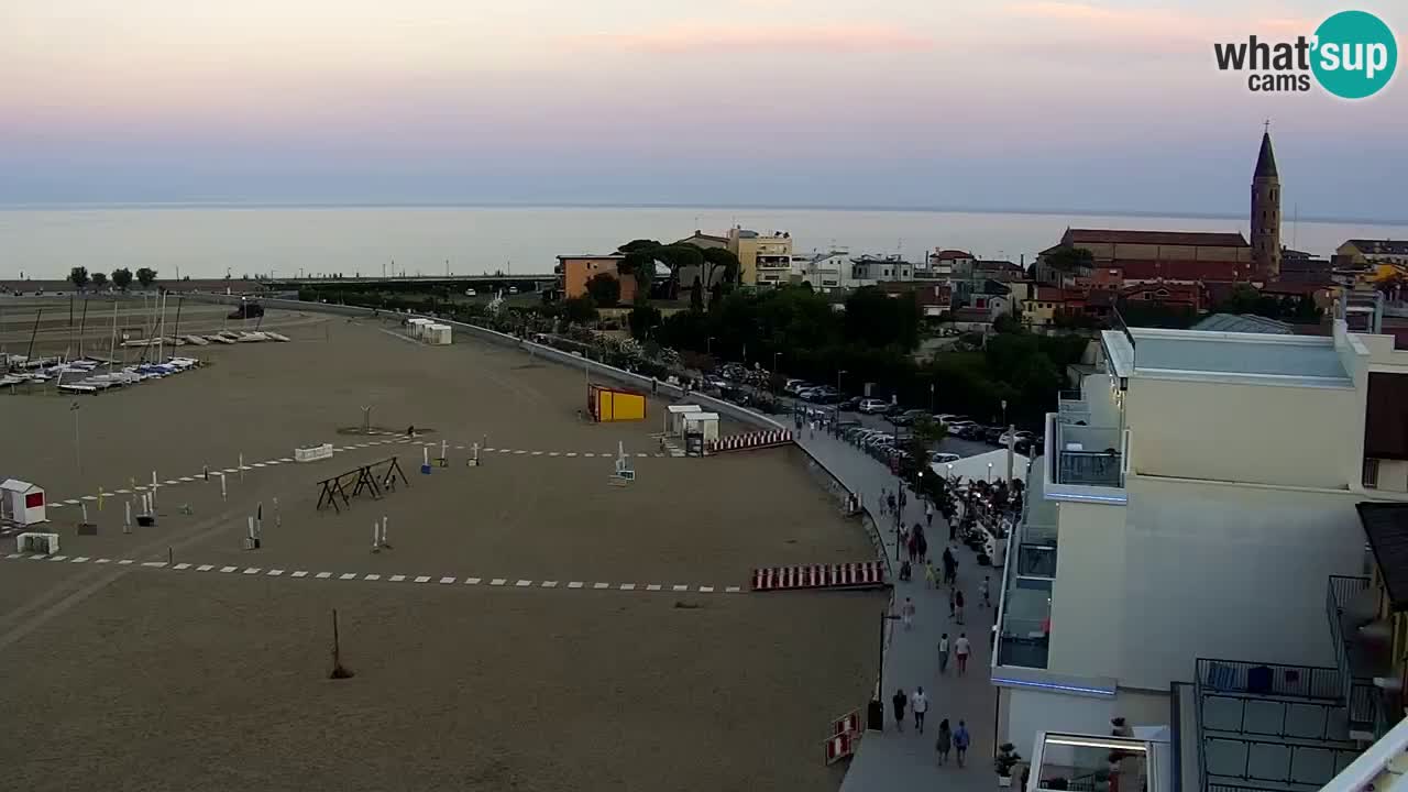 Caorle Playa Levante camera web | Hotel Stellamare