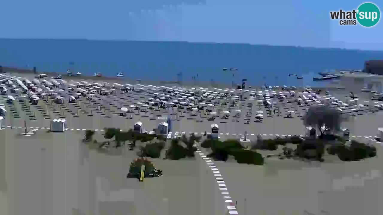 Caorle Playa Levante camera web | Hotel Stellamare