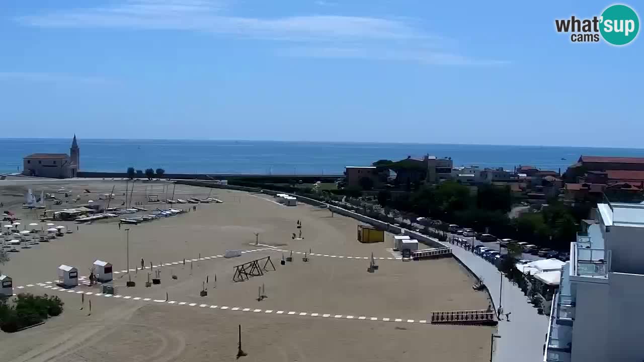 Caorle web kamera plaža Levante – Hotel Stellamare