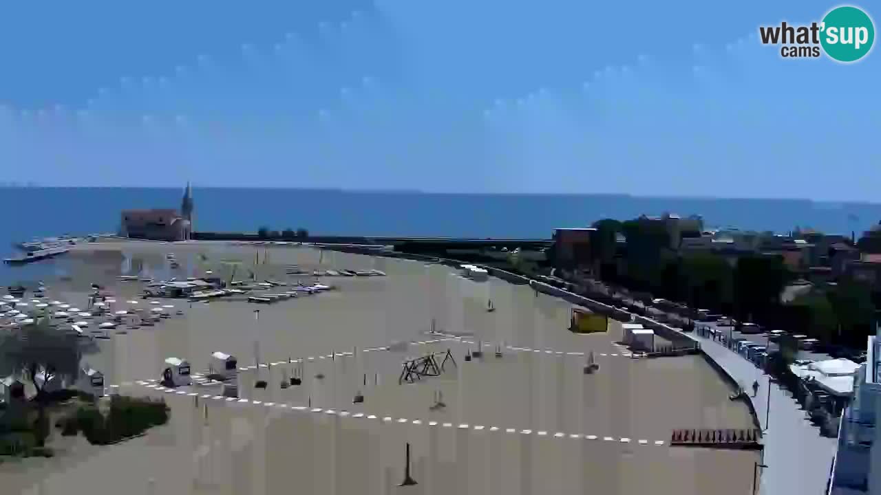 Livecam Caorle Plage de Levante – Hotel Stellamare