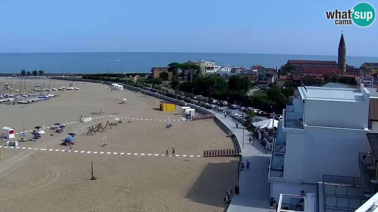 Webcam Caorle – La spiaggia di Levante – Hotel Stellamare