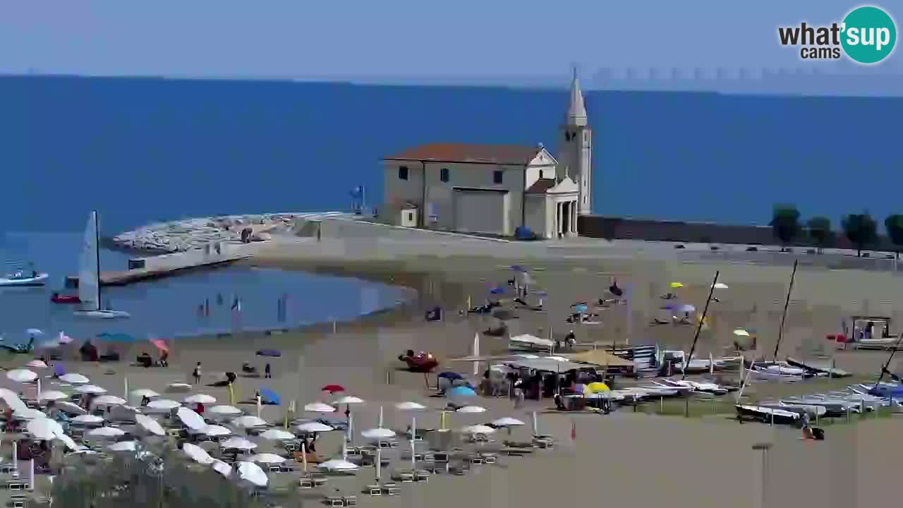 Caorle plaža Levante Spletna kamera  – Hotel Stellamare