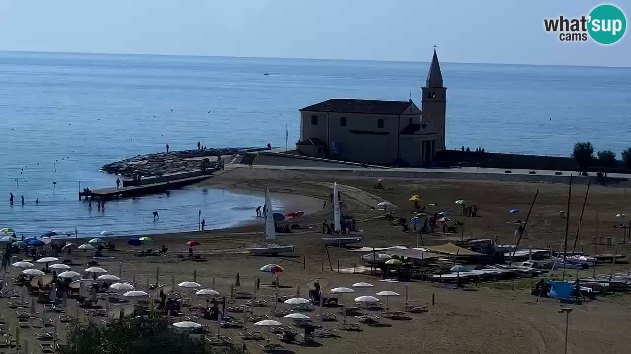 Caorle plaža Levante Spletna kamera  – Hotel Stellamare