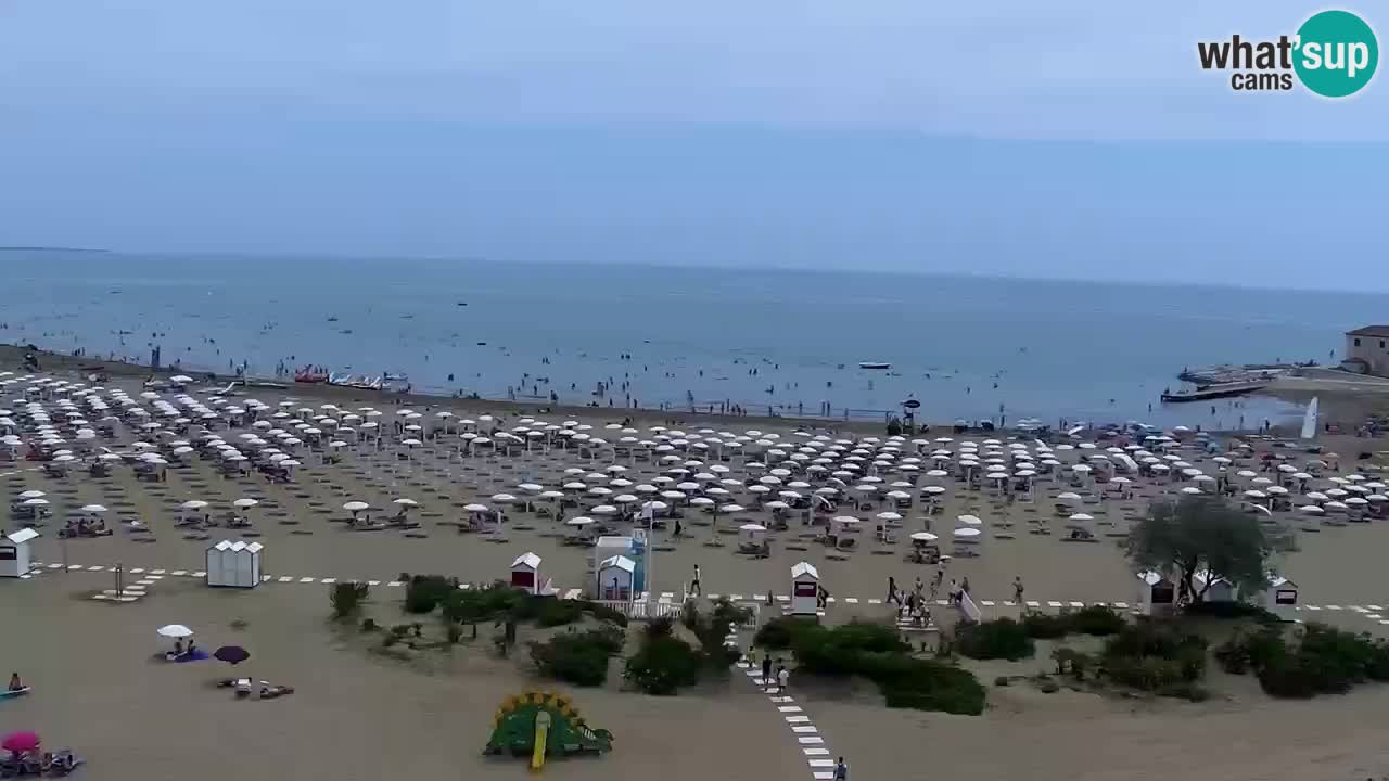Caorle plaža Levante Spletna kamera  – Hotel Stellamare