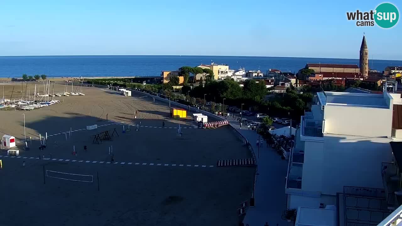Caorle web kamera plaža Levante – Hotel Stellamare