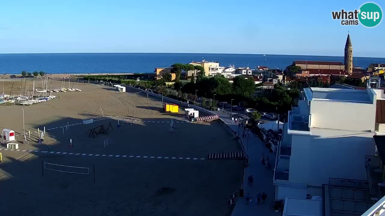 Livecam Caorle Plage de Levante – Hotel Stellamare