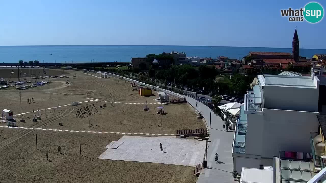 Webcam Caorle – La spiaggia di Levante – Hotel Stellamare