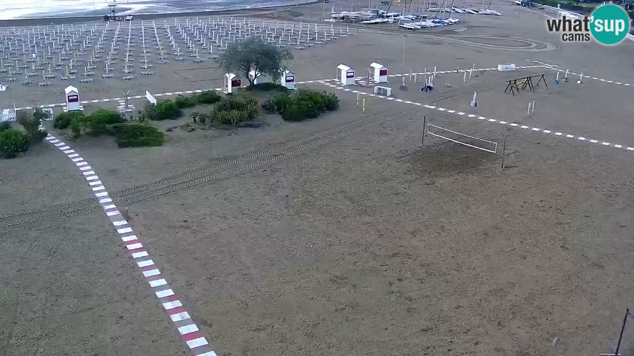 Caorle plaža Levante Spletna kamera  – Hotel Stellamare