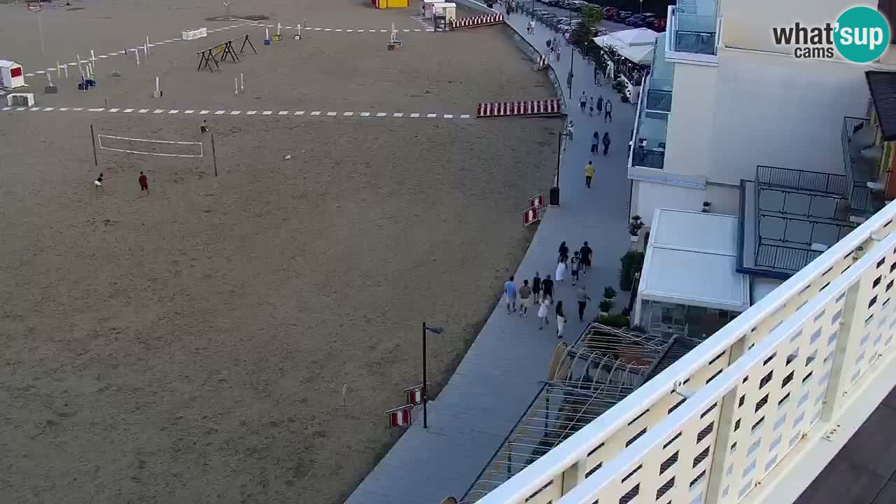 Caorle plaža Levante Spletna kamera  – Hotel Stellamare