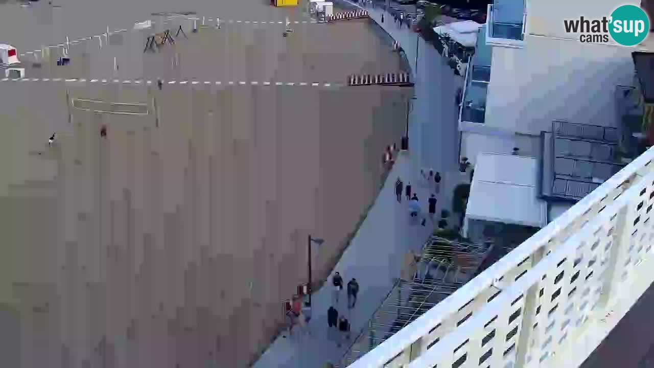 Caorle plaža Levante Spletna kamera  – Hotel Stellamare