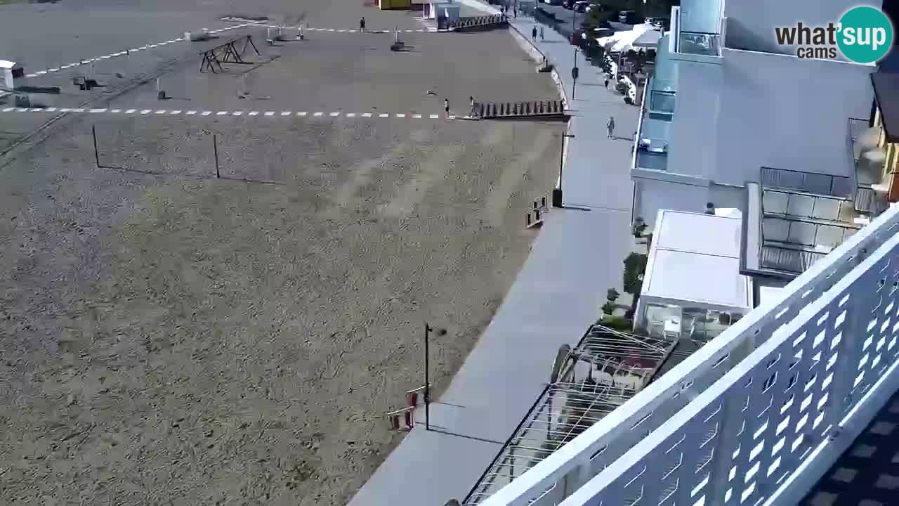 Caorle plaža Levante Spletna kamera  – Hotel Stellamare