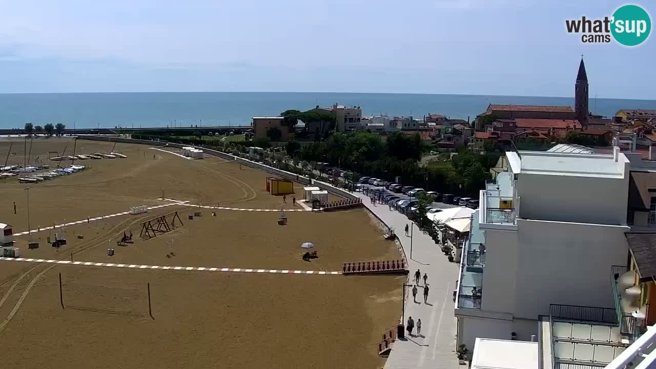 Webcam Caorle – La spiaggia di Levante – Hotel Stellamare