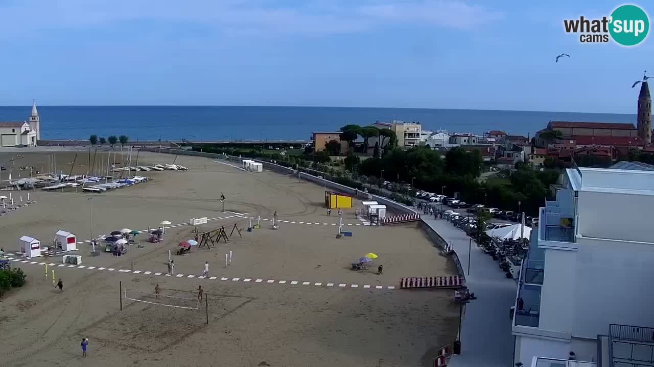 Webcam Caorle Levante beach live