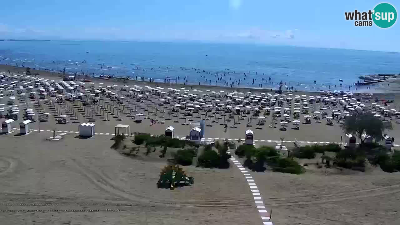 Webcam Caorle – La spiaggia di Levante – Hotel Stellamare