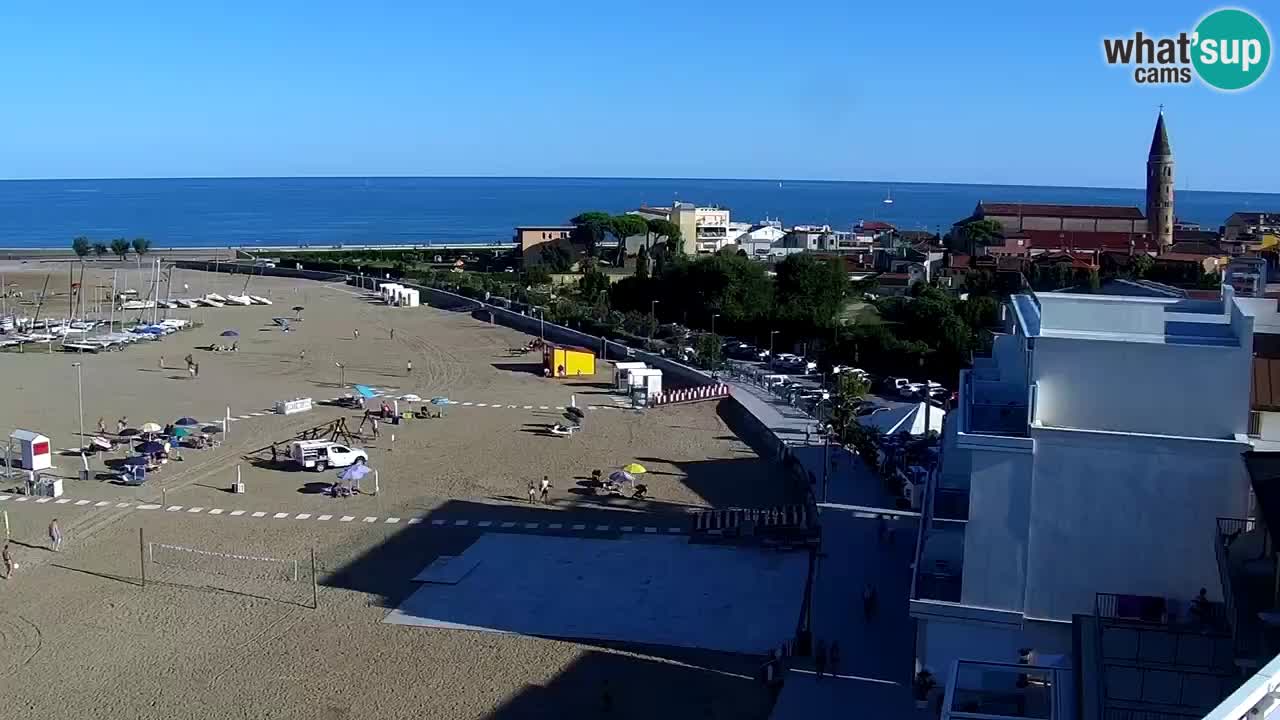 Caorle web kamera plaža Levante – Hotel Stellamare