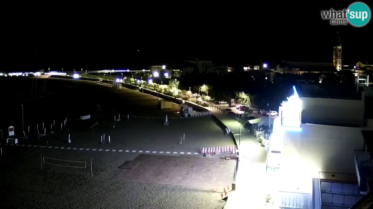 Caorle plaža Levante Spletna kamera  – Hotel Stellamare