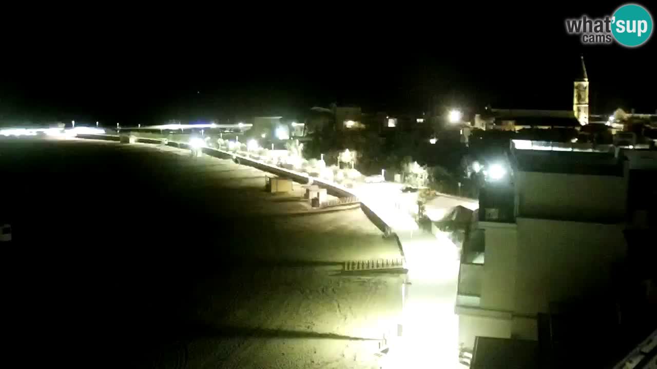 Caorle Playa Levante camera web | Hotel Stellamare