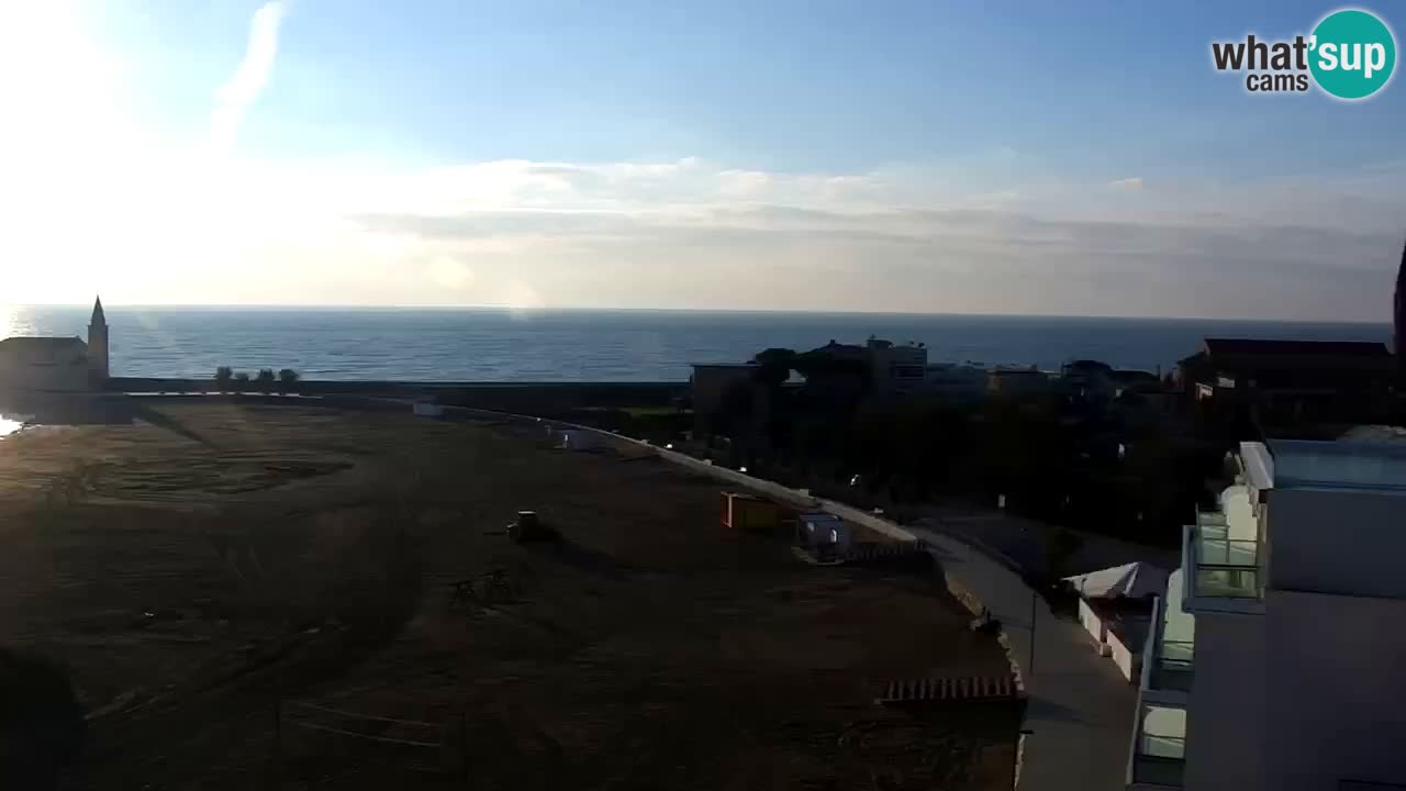 Caorle plaža Levante Spletna kamera  – Hotel Stellamare