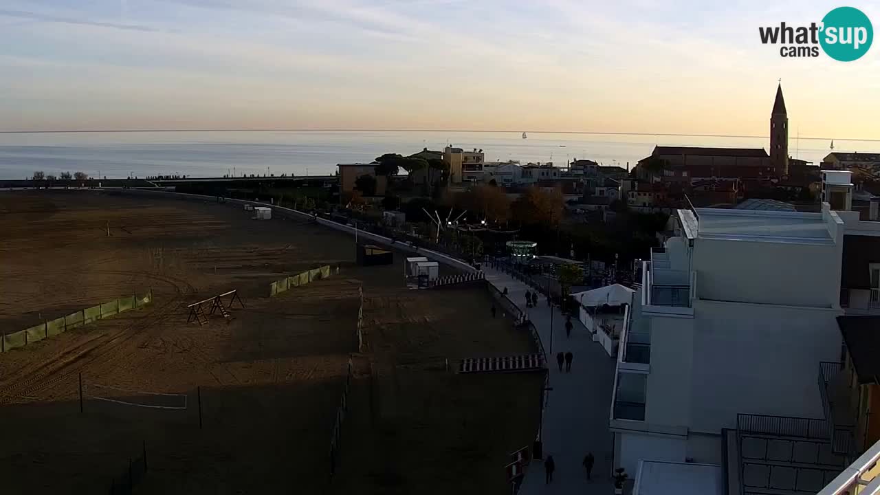 Caorle plaža Levante Spletna kamera  – Hotel Stellamare