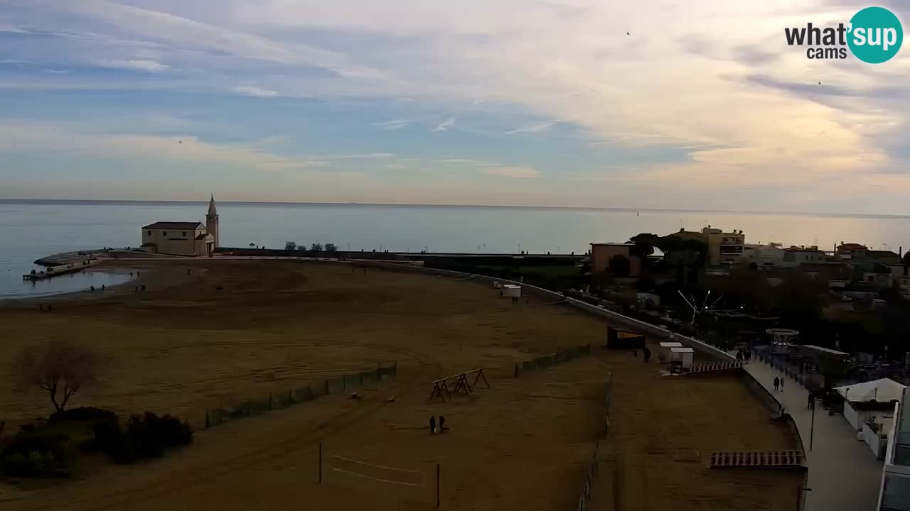 Caorle plaža Levante Spletna kamera  – Hotel Stellamare