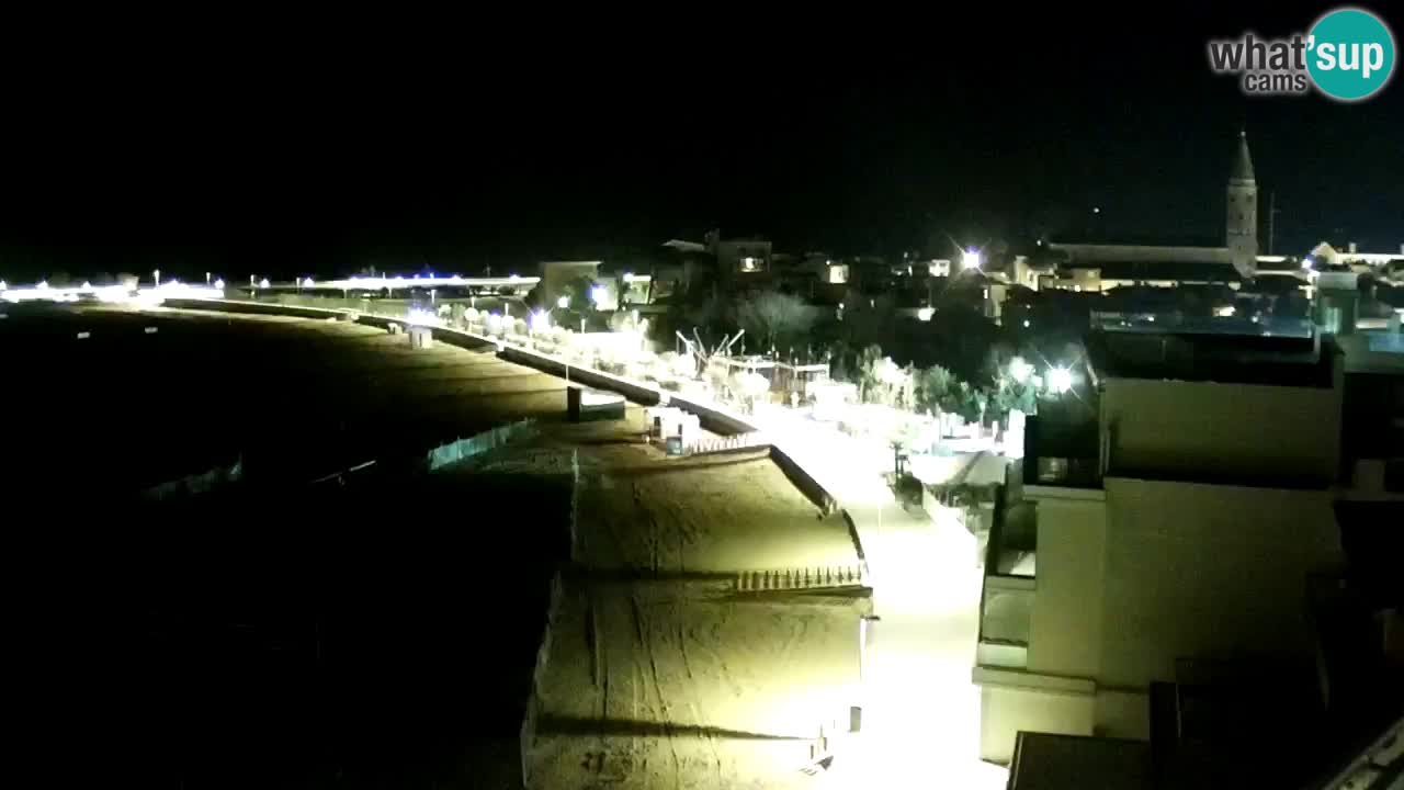 Caorle Playa Levante camera web | Hotel Stellamare