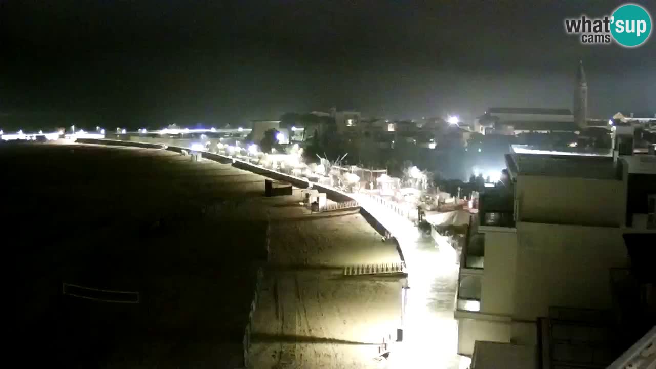 Caorle Playa Levante camera web | Hotel Stellamare