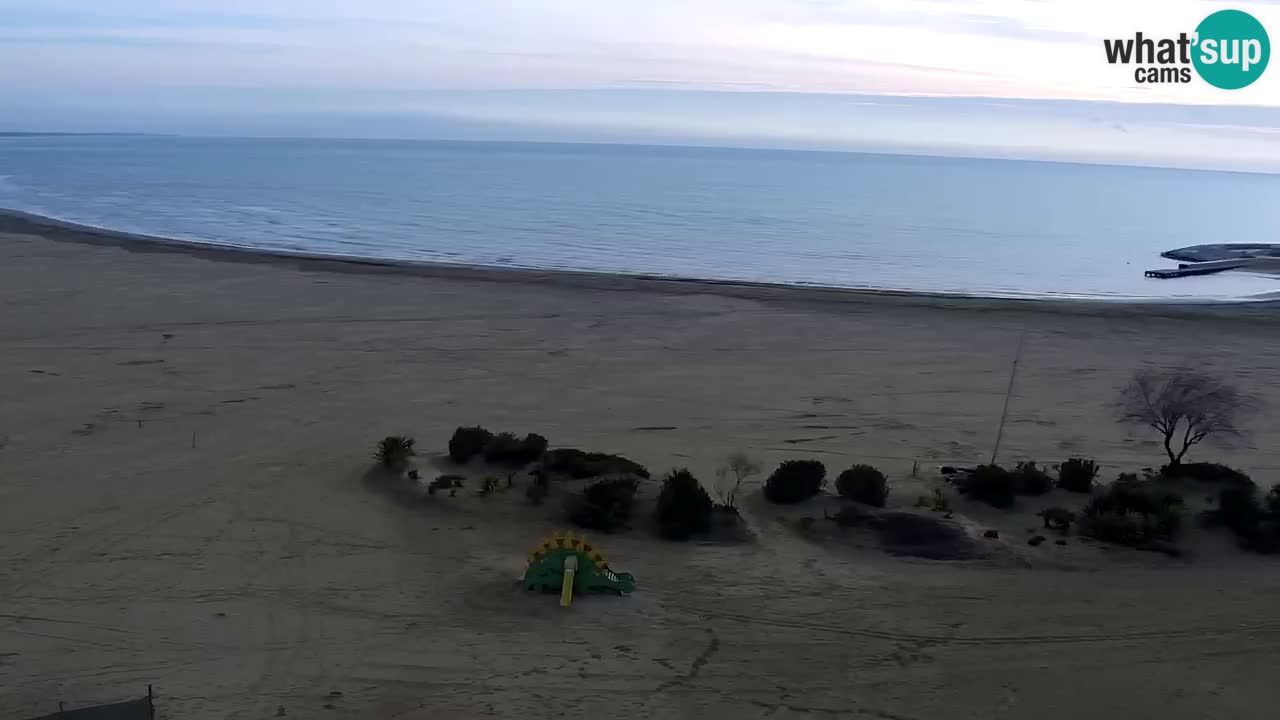 Caorle Playa Levante camera web | Hotel Stellamare