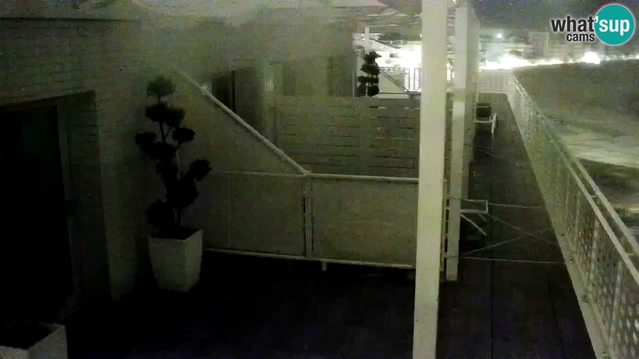 Caorle plaža Levante Spletna kamera  – Hotel Stellamare