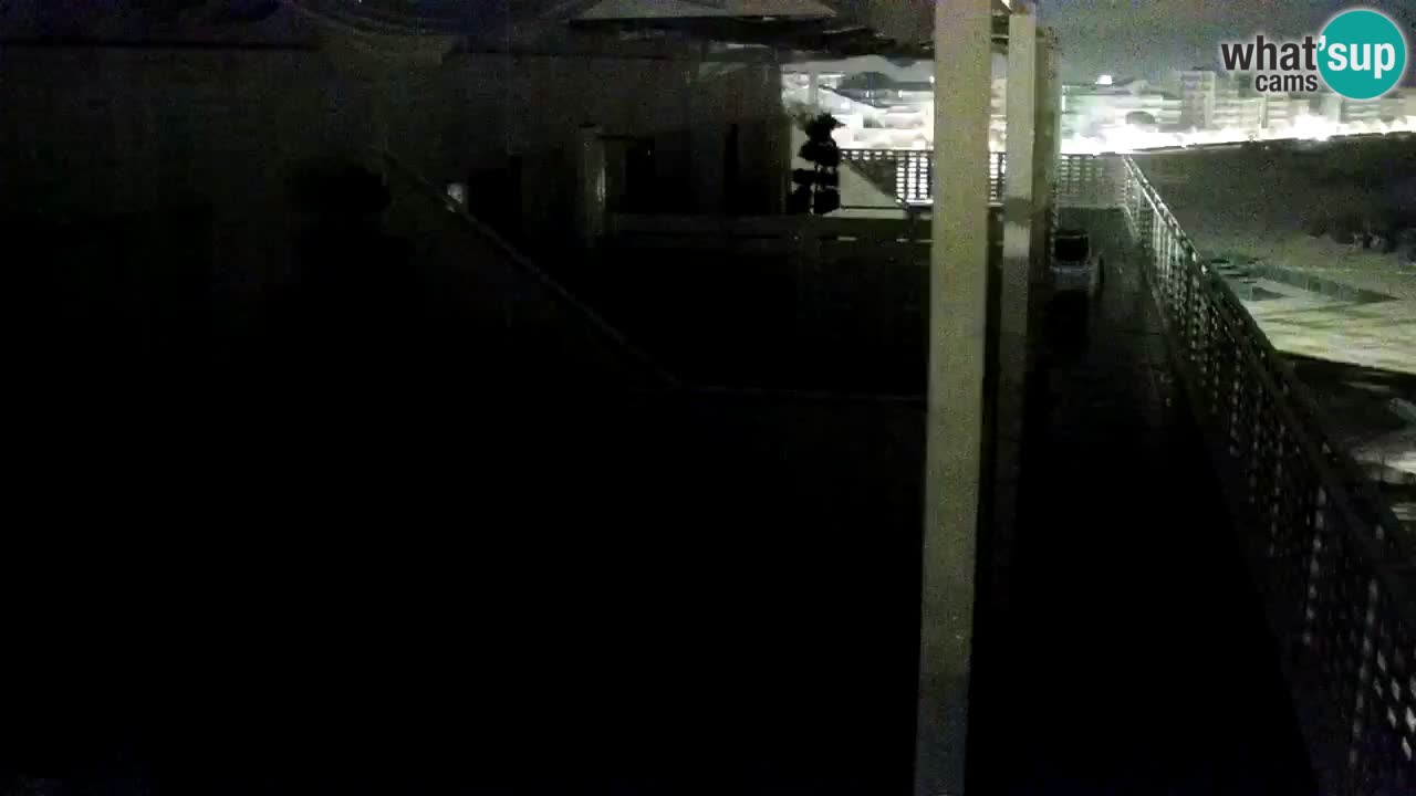 Caorle plaža Levante Spletna kamera  – Hotel Stellamare