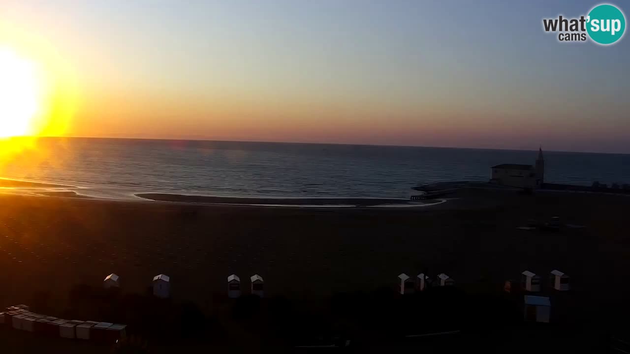 Caorle Playa Levante camera web | Hotel Stellamare