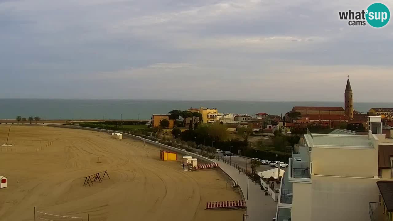 Caorle plaža Levante Spletna kamera  – Hotel Stellamare
