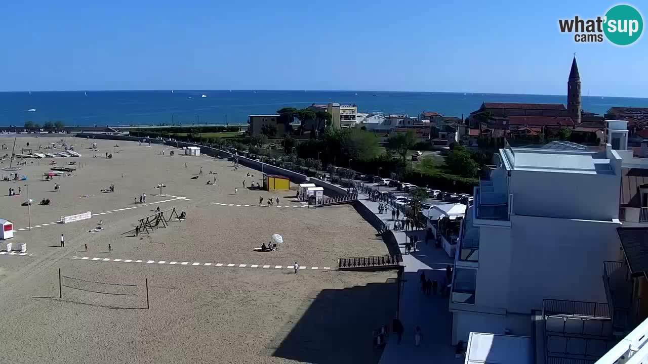 Caorle web kamera plaža Levante – Hotel Stellamare