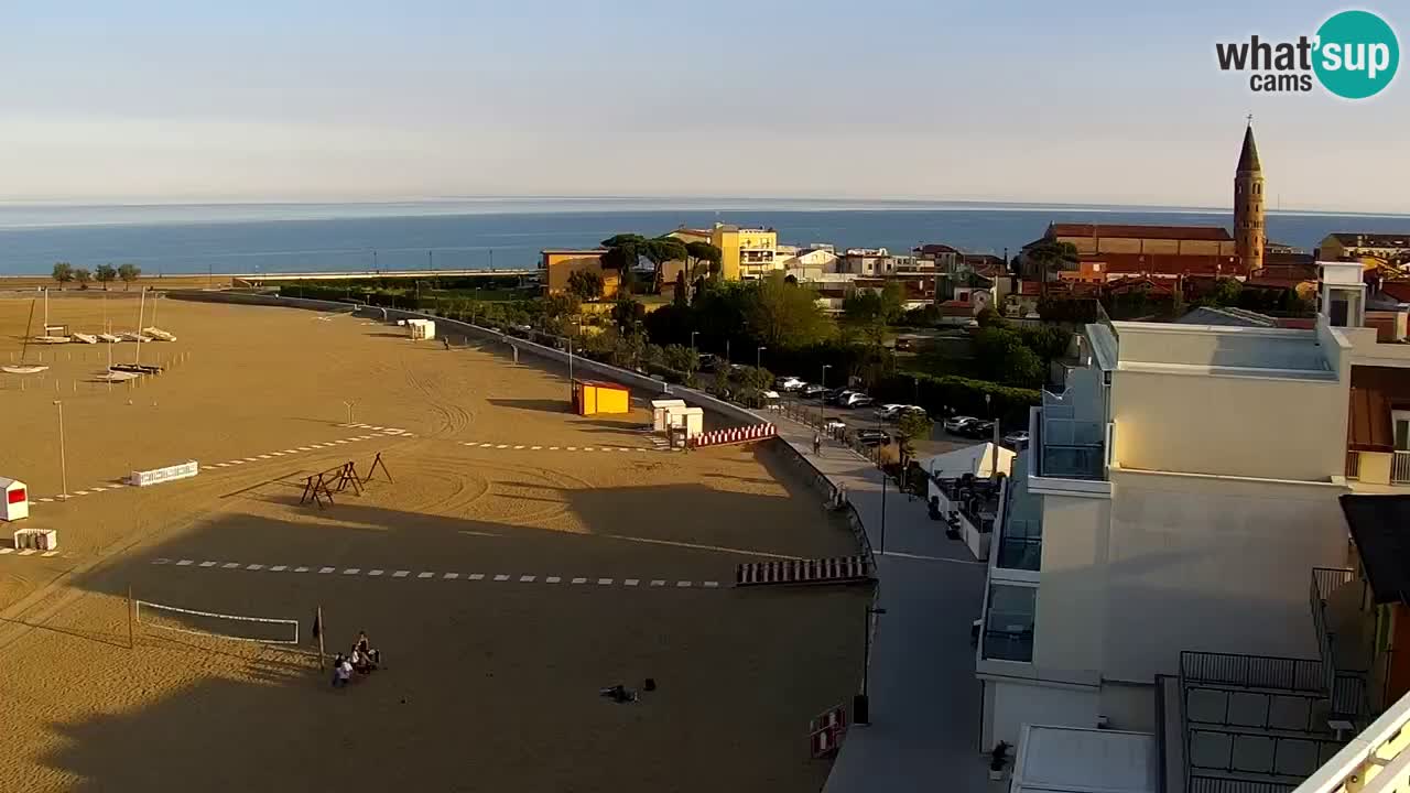 Caorle Playa Levante camera web | Hotel Stellamare