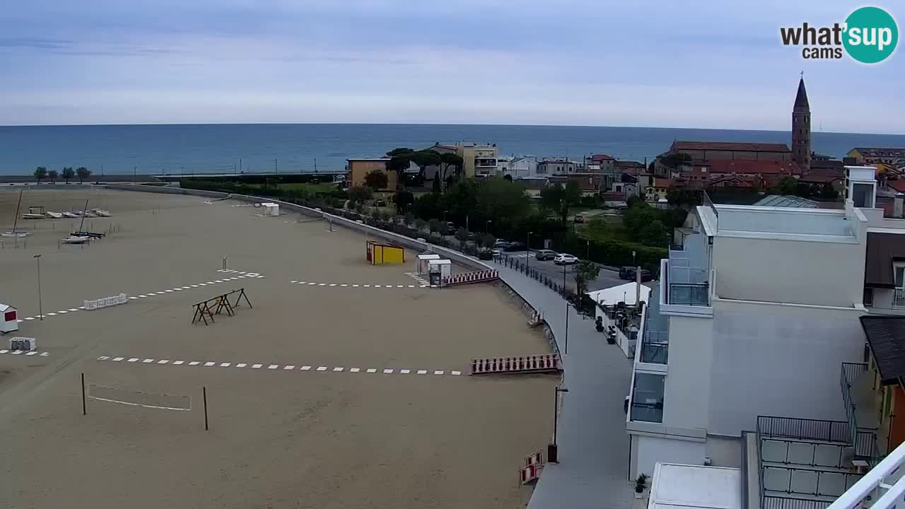 Livecam Caorle Plage de Levante – Hotel Stellamare