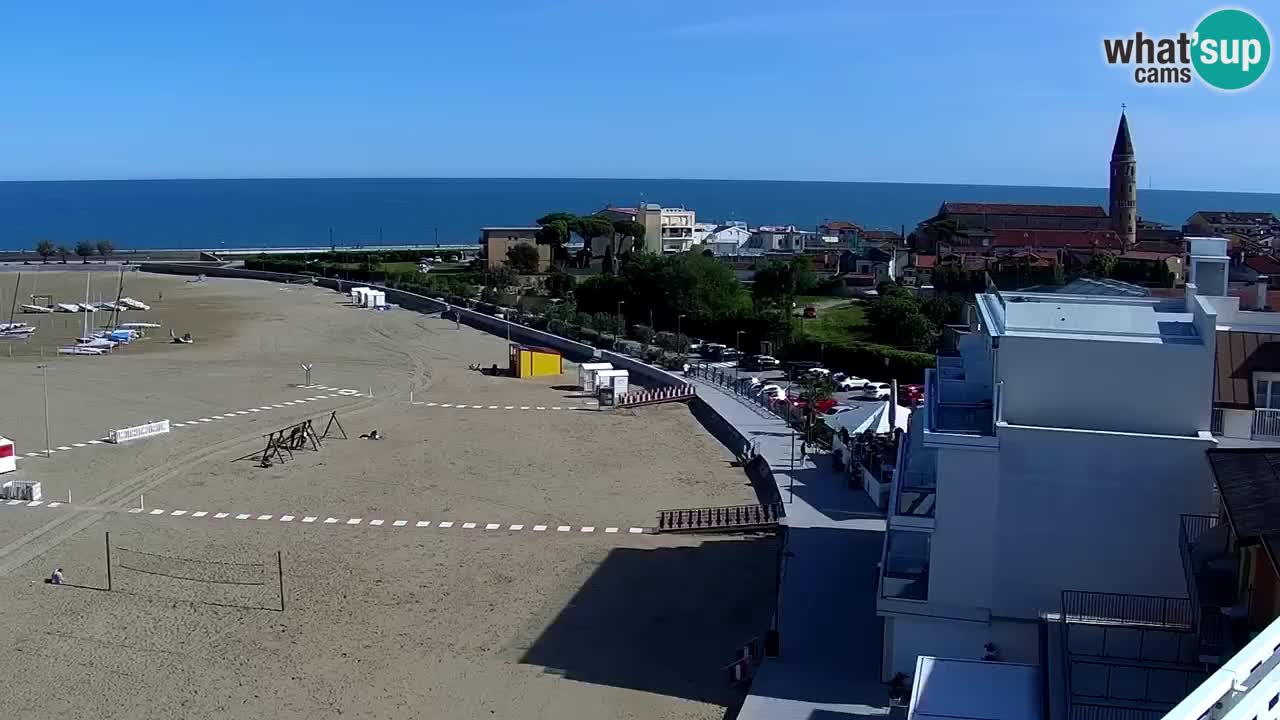 Caorle Playa Levante camera web | Hotel Stellamare