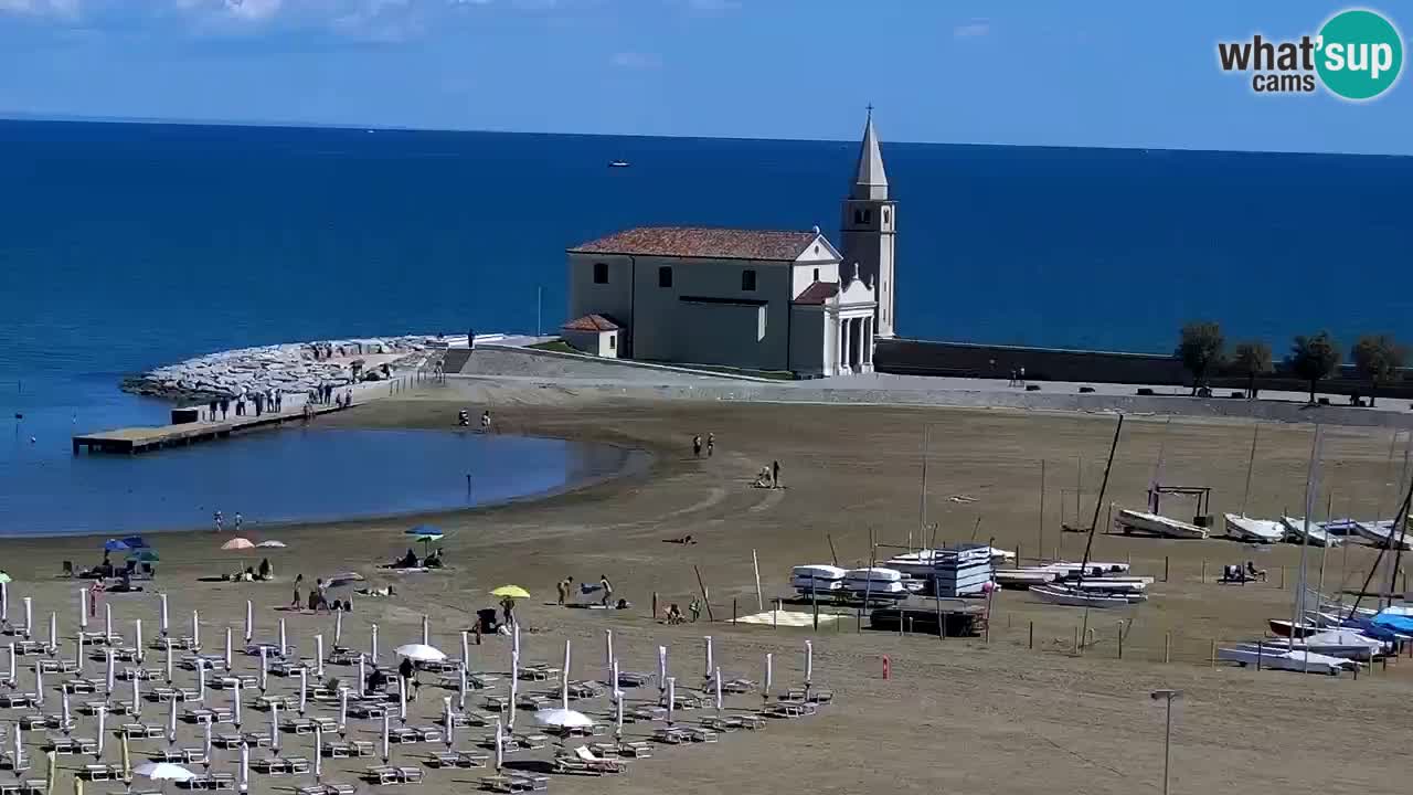 Caorle plaža Levante Spletna kamera  – Hotel Stellamare