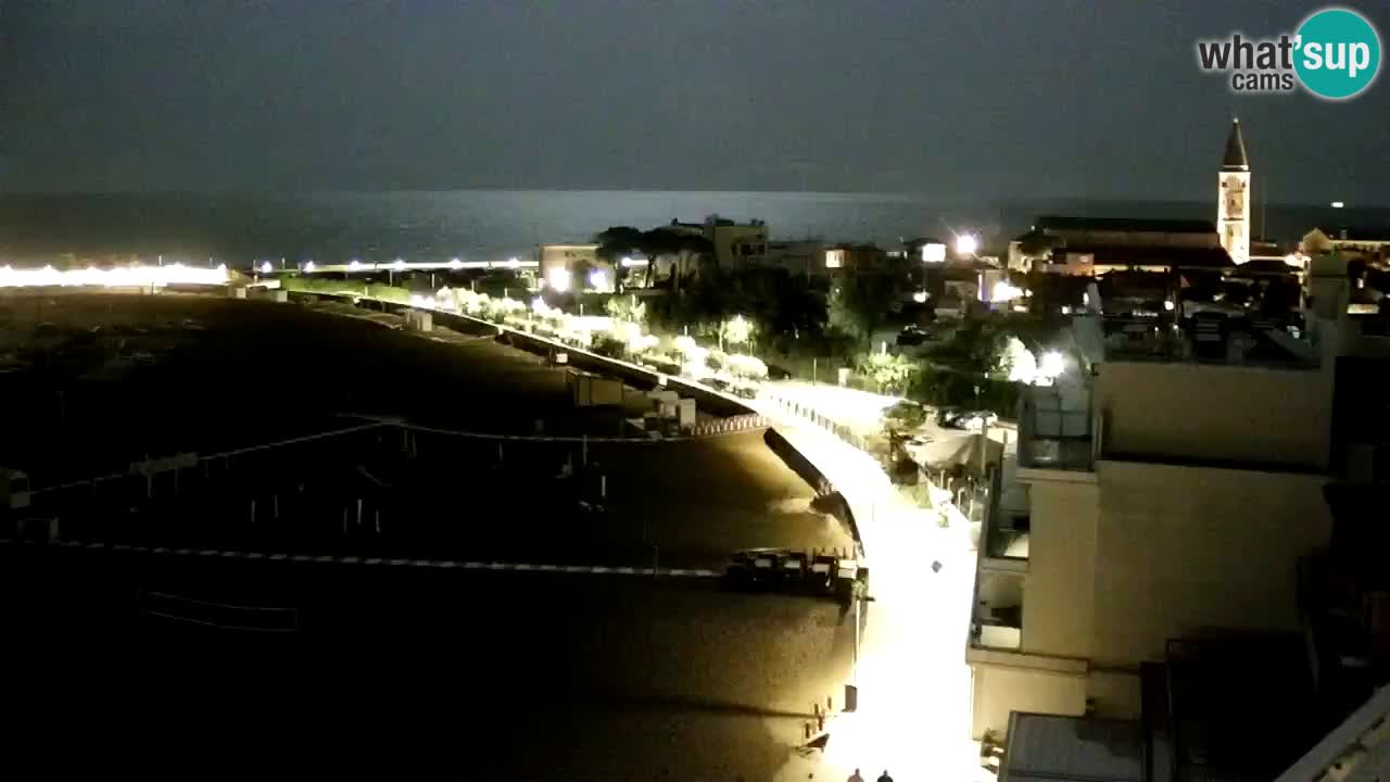 Caorle Playa Levante camera web | Hotel Stellamare