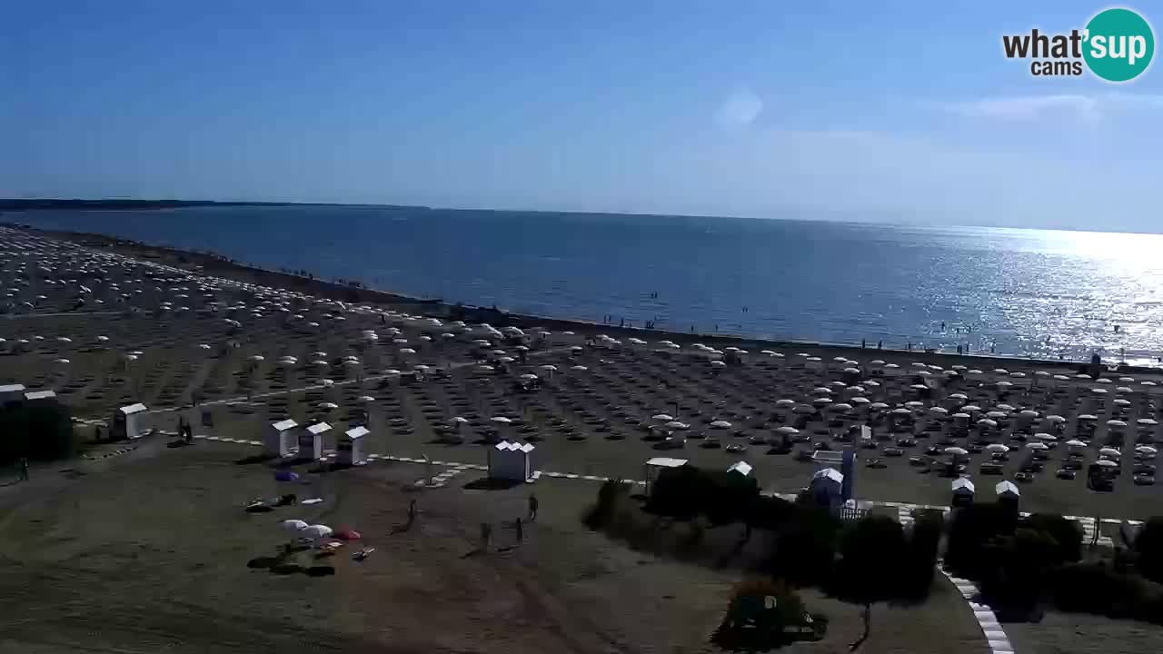 Caorle plaža Levante Spletna kamera  – Hotel Stellamare