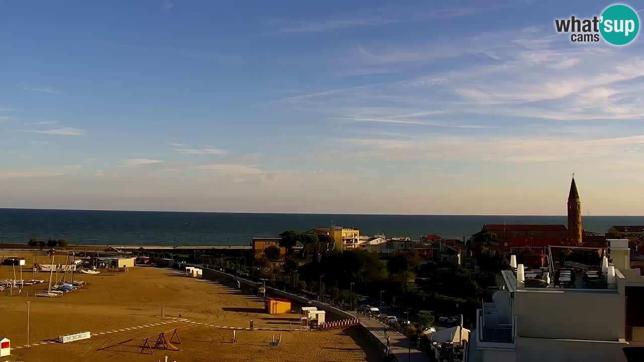 Caorle Playa Levante camera web | Hotel Stellamare
