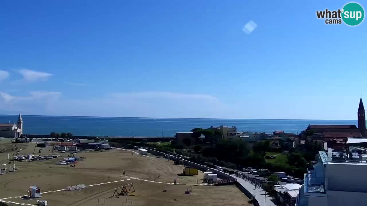 Caorle Playa Levante camera web | Hotel Stellamare