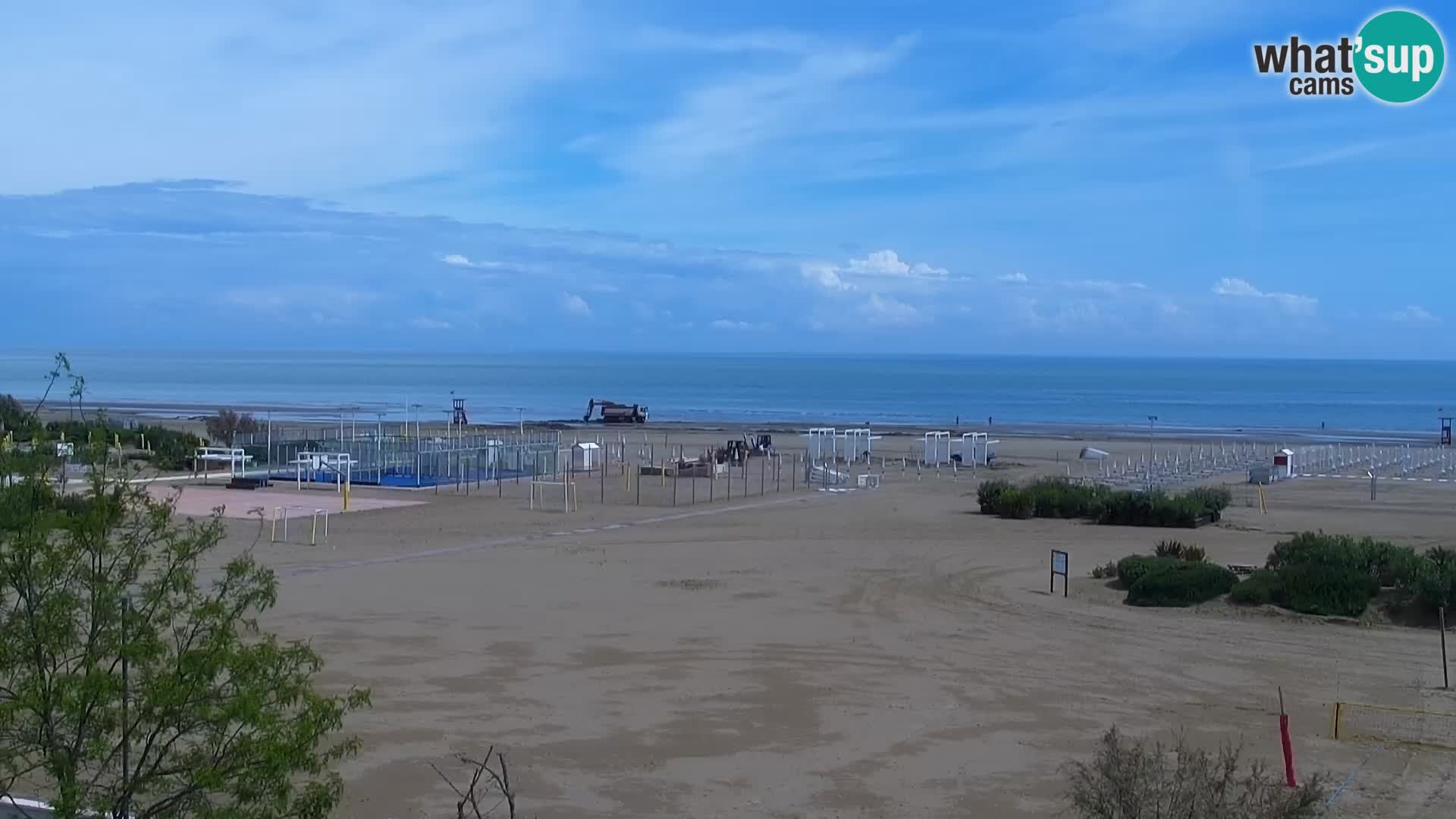 Web kamera Caorle – Plaža Levante – Hotel Alexander