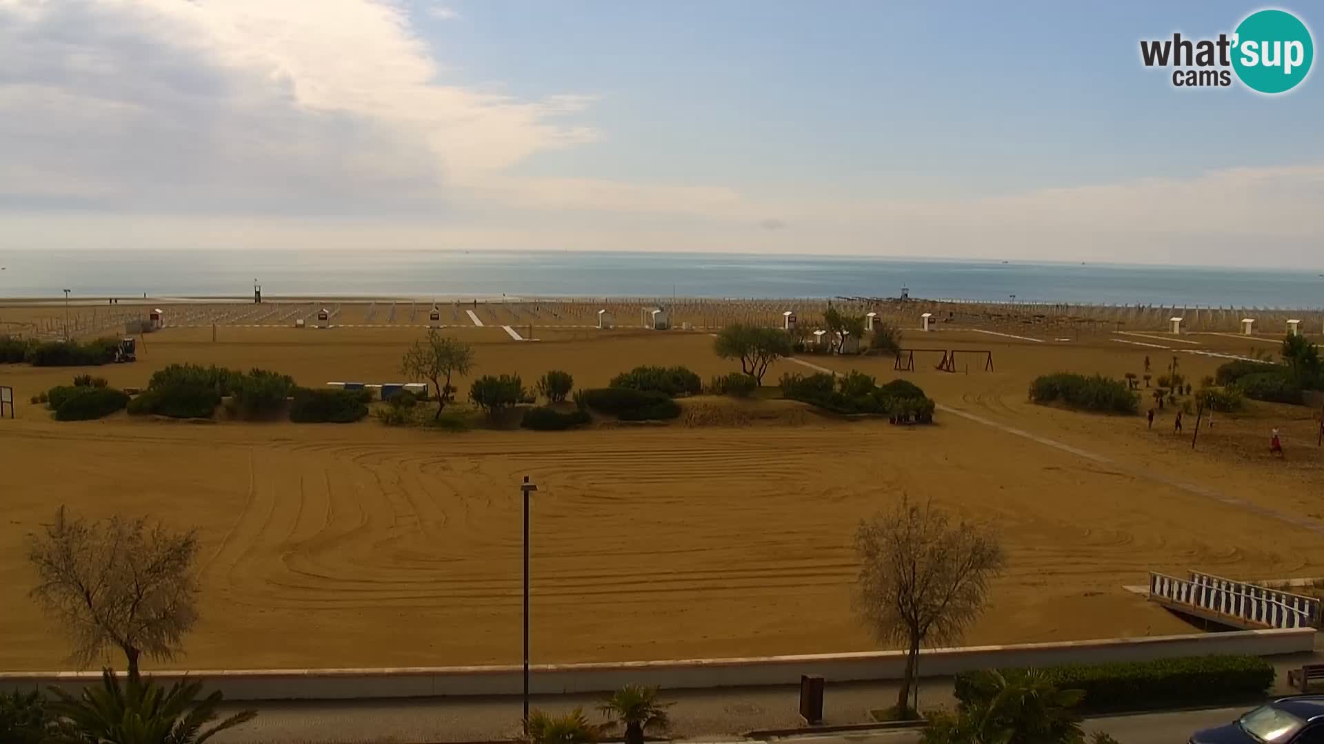 Web kamera Caorle – Plaža Levante – Hotel Alexander